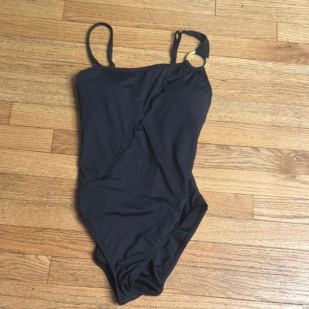 Bleu Rod Beattie Black One-Piece Swimsuit
